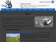 Tablet Screenshot of centrocaninolamalena.es